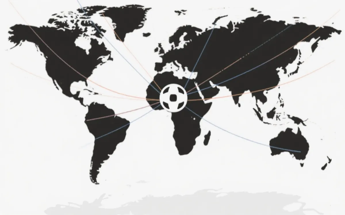 世界盃觀賽時差示意圖